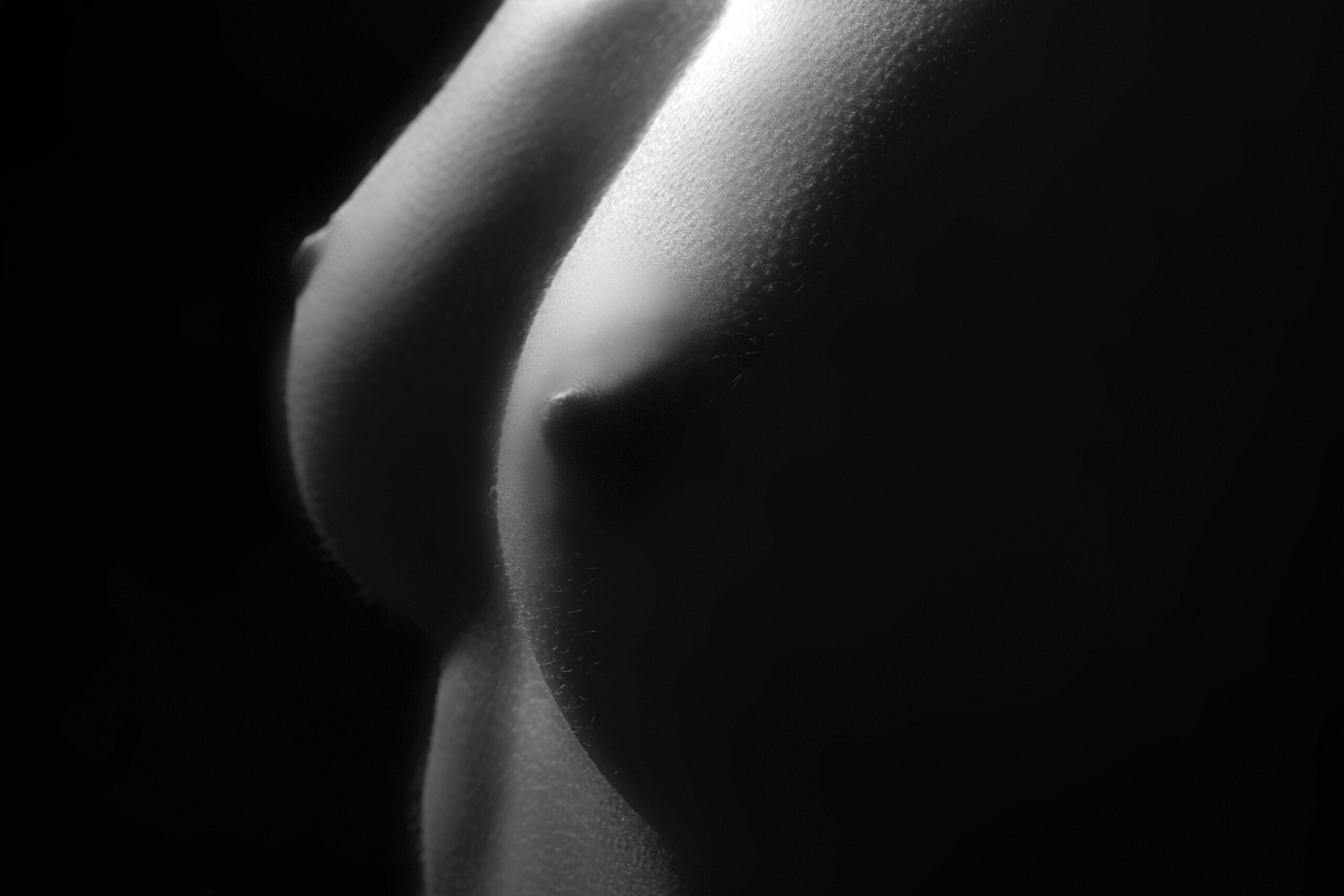 Foto von einer weiblichen Brust