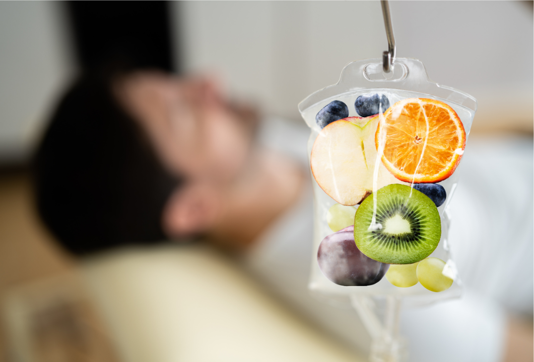 Pink & Blue Organic Spring Infusion Infusion, Vitamin-C Infusion für einen gesunden Körper